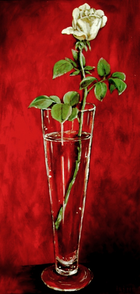 Irène Mids - fleurs - acrylique sur toile - image